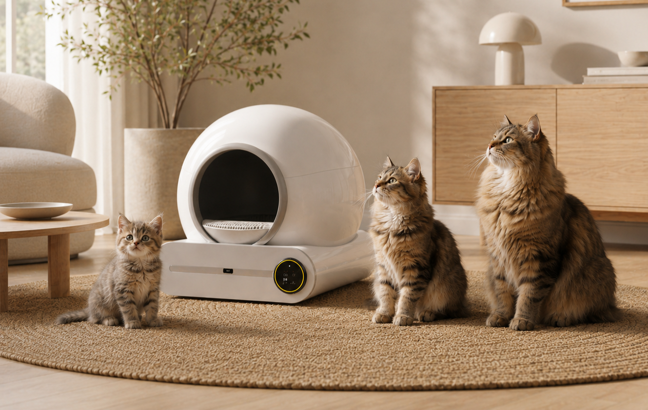 À partir de quel âge un chat peut-il utiliser une litière automatique ? Image