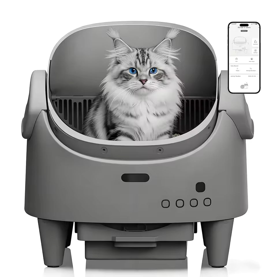 Litière Automatique Silencieuse pour Chat – Chat’dore