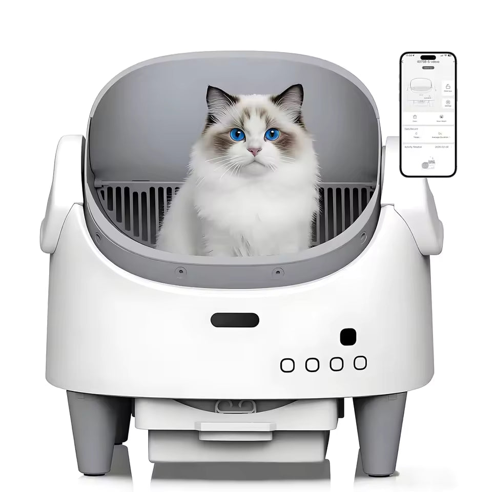Litière Automatique Silencieuse pour Chat – Chat’dore