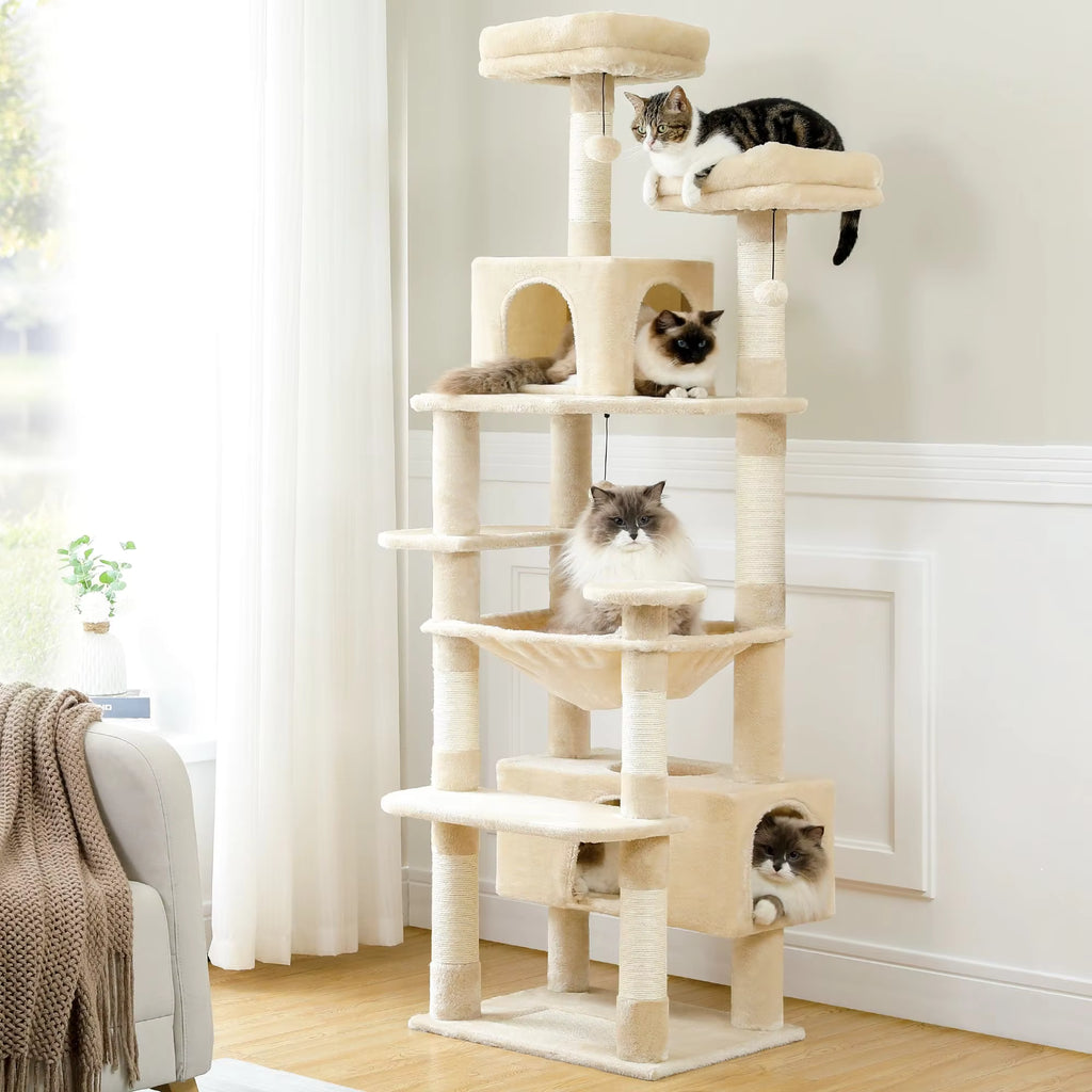 Arbre à Chat pour Maine Coon avec Sisal Naturel
