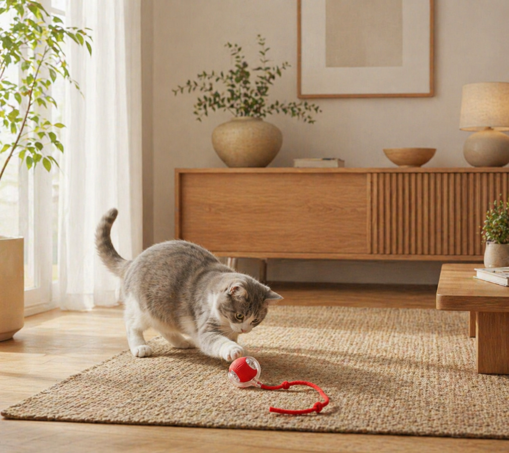 Jouet Interactif Rechargeable pour Chat