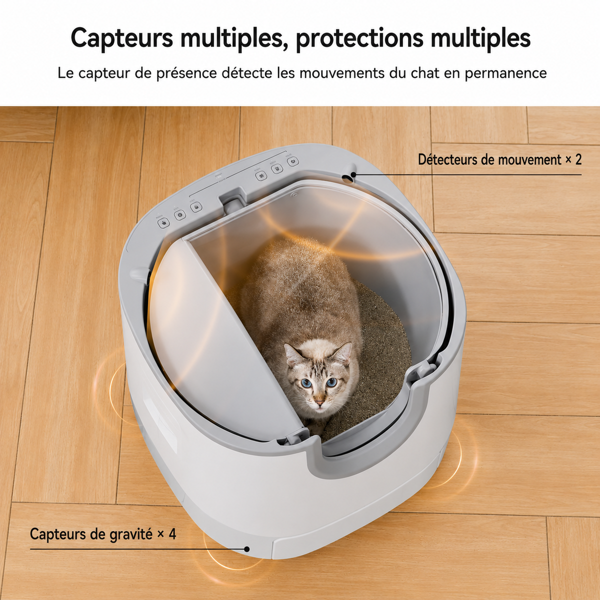 litière automatique sécurisée