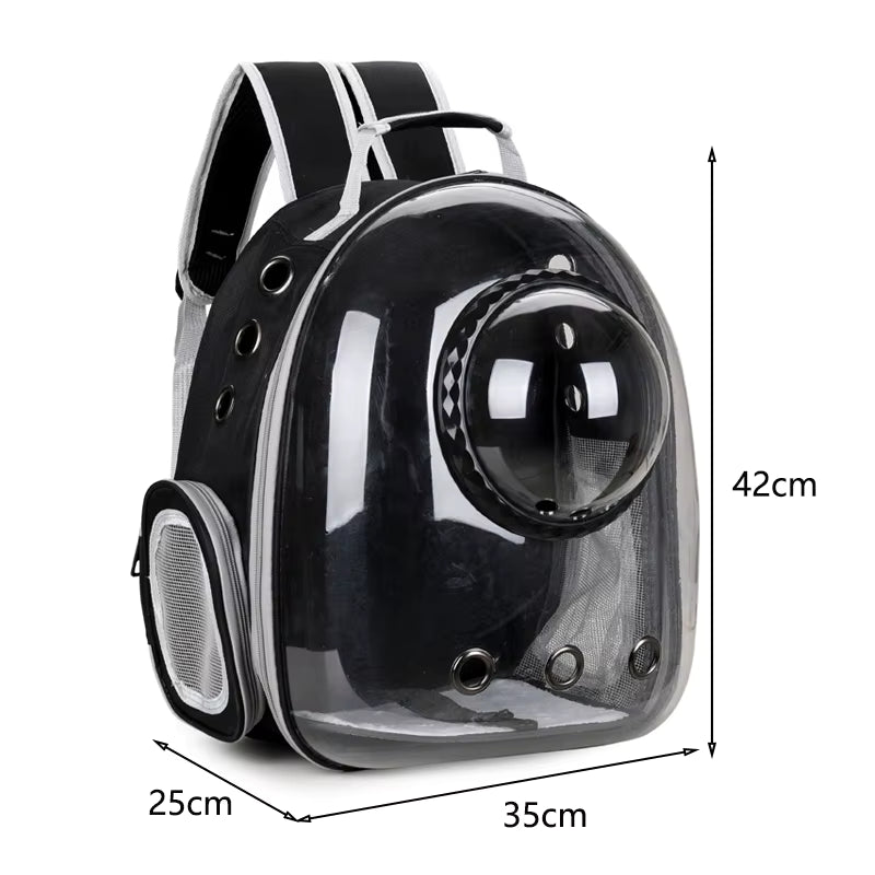 Sac de Transport Respirant pour Chat avec Hublot